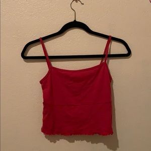 Red Brandy Melville tank